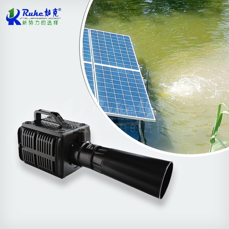 太陽能推流式曝氣增氧設備潛水射流式曝氣機水體增氧河道治理