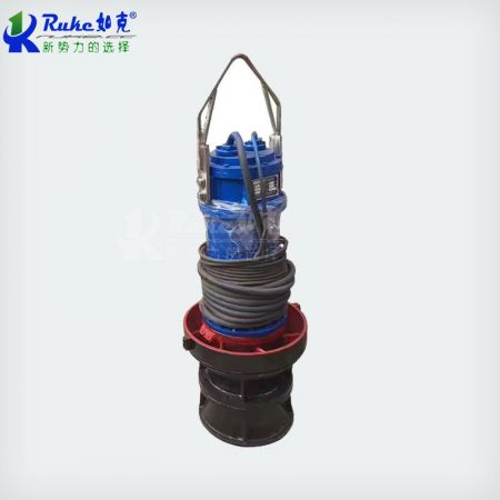 潛水立式污泥軸流混流泵鑄鐵高速大型潛水灌溉用泵